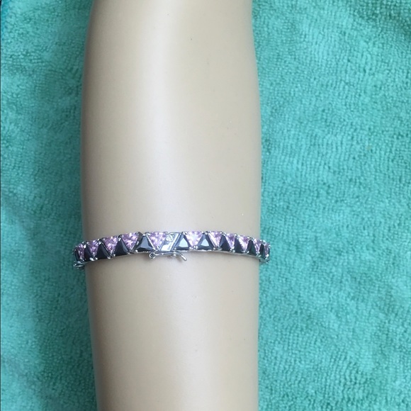 Suzanne Somers Pink & Black Earring Ring Bracelet - Picture 16 of 16